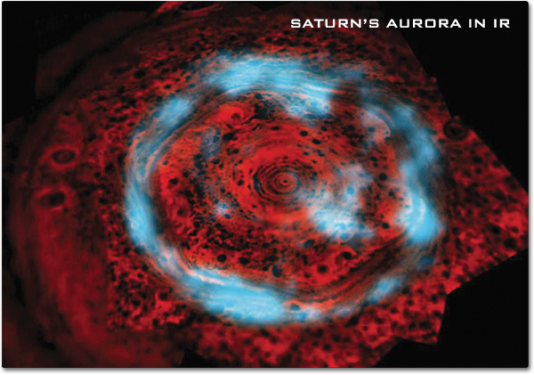 Saturn's Aurora in IR