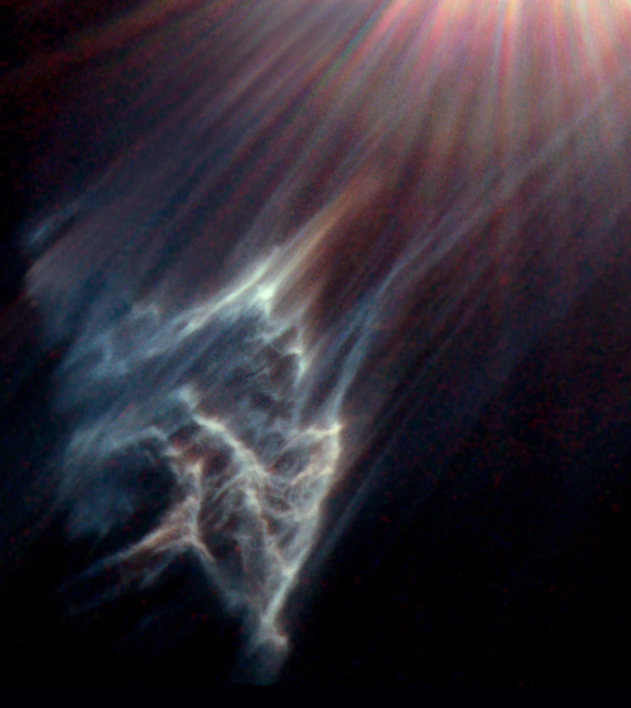 interstellar cloud in Pleiades