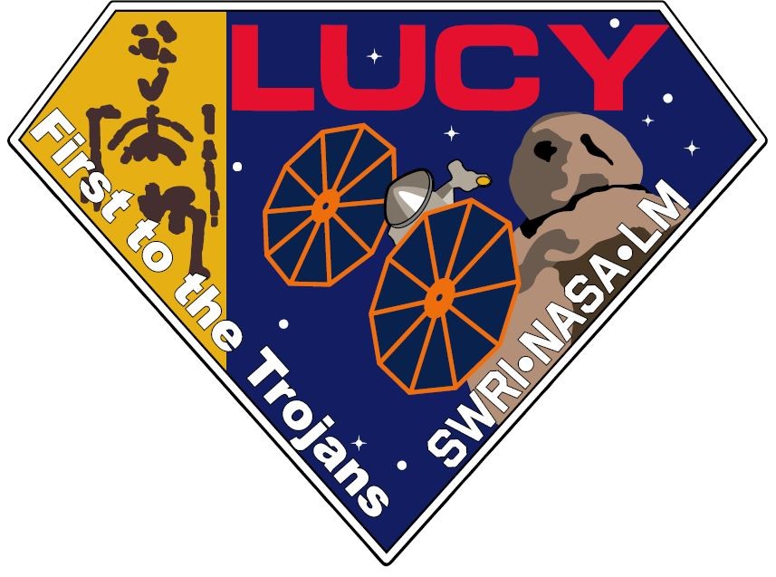 diamond-shaped Lucy mission identifier