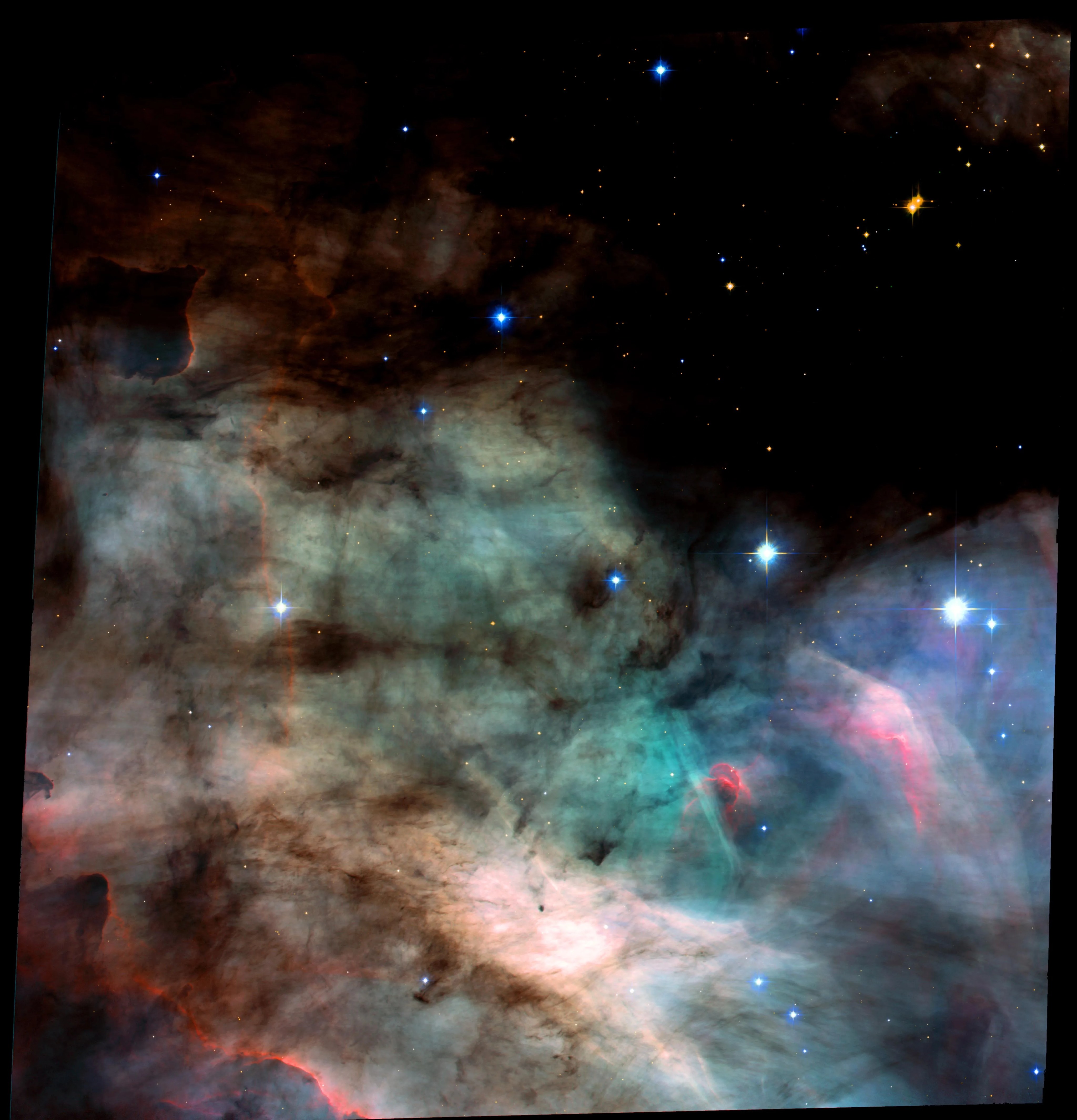 M17 as observed by Hubble