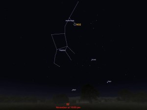 locator star chart for M32