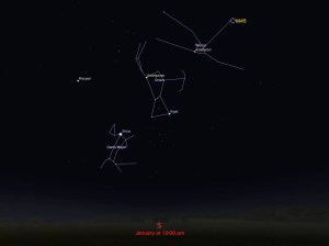 locator star chart for M45