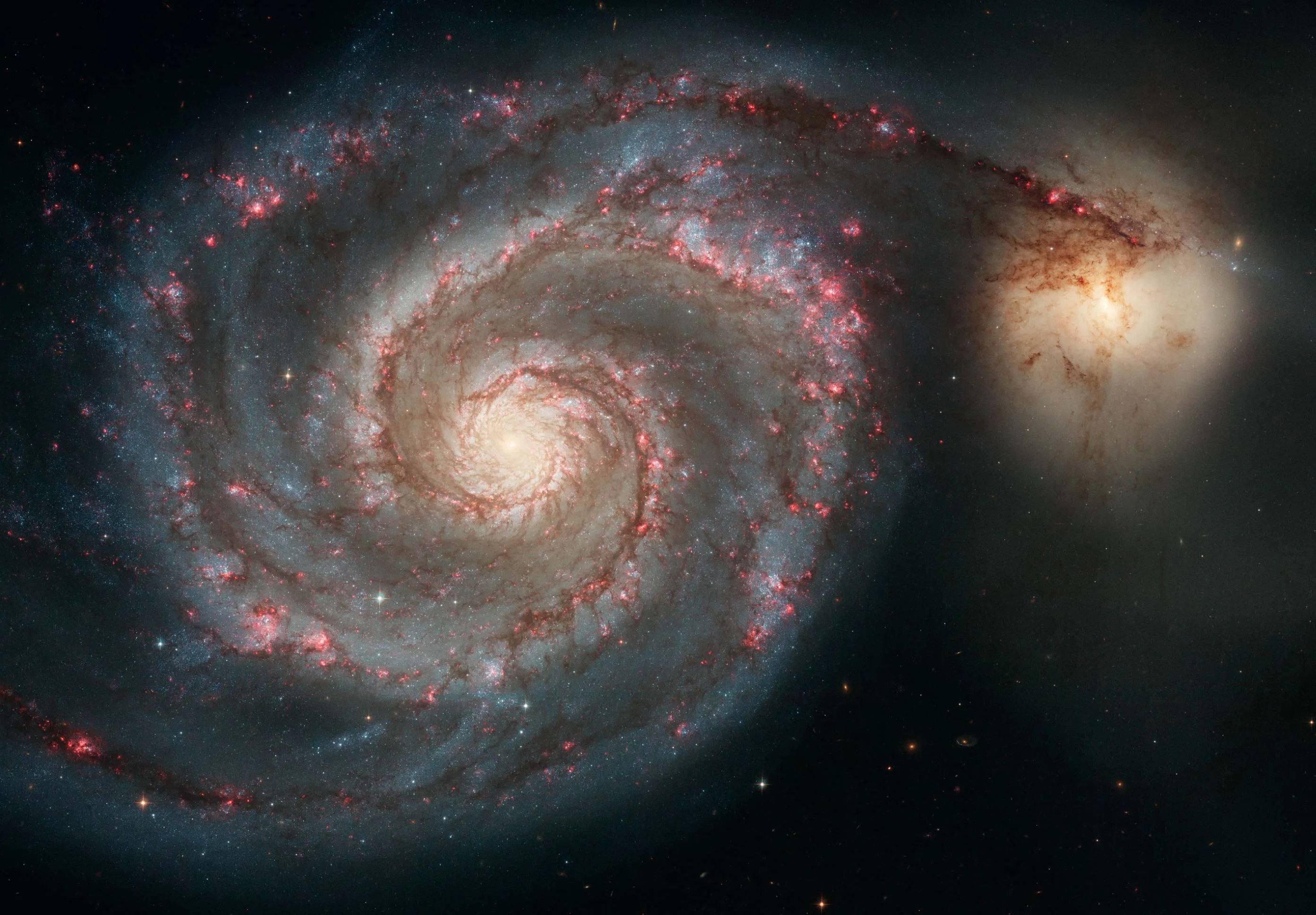The Whirlpool Galaxy and NGC 5195