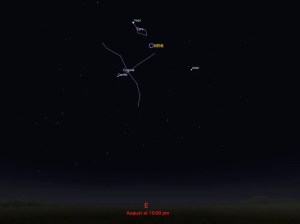locator star chart for M56