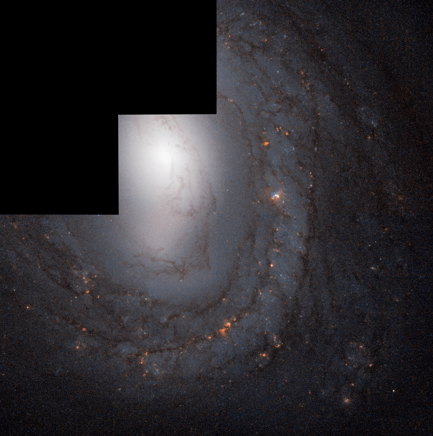 Hubble view of M58