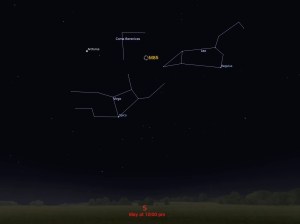 locator star chart for M85