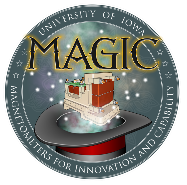 MAGIC patch with University of Iowa text and an illustration of a sensor.
