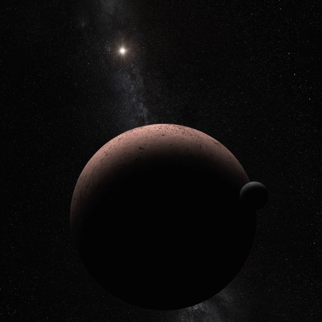 
			Hubble Discovers Moon Orbiting the Dwarf Planet Makemake - NASA Science			