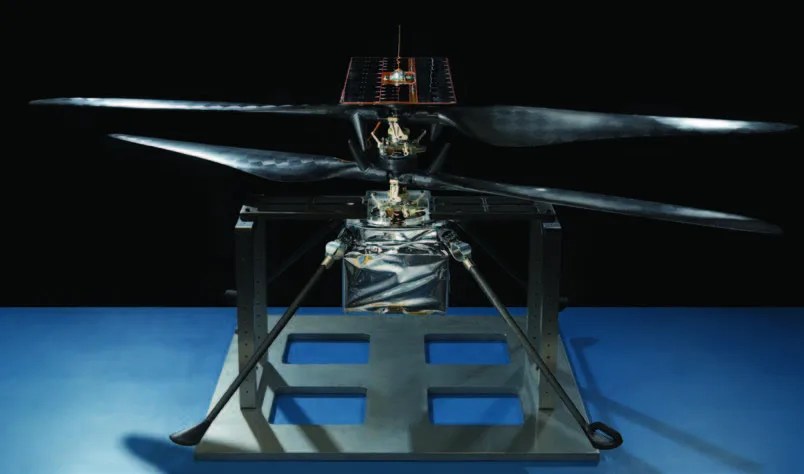 The finalized Mars Helicopter Flight Model
