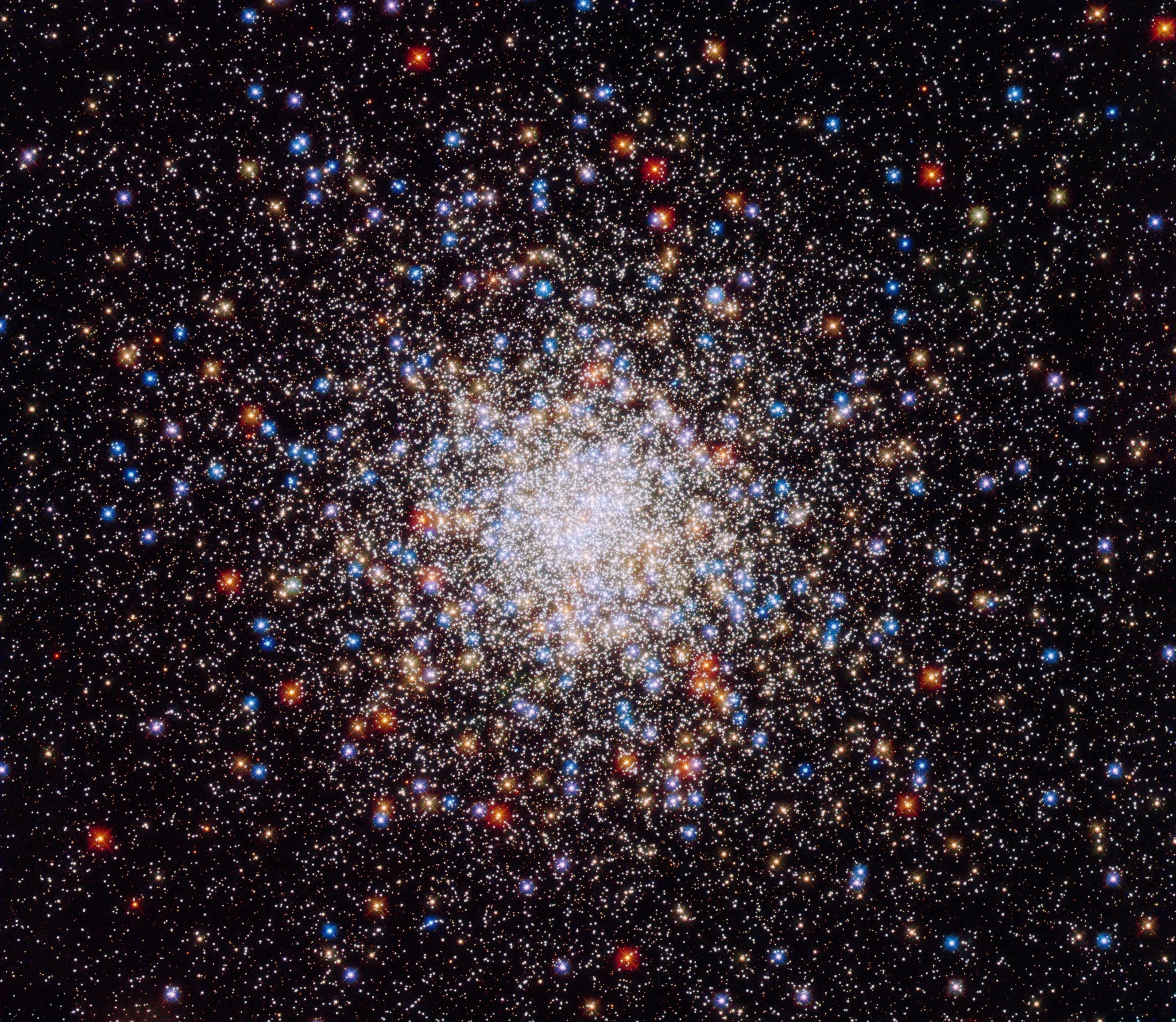 This Hubble image captures Caldwell 78 (or NGC 6541), a globular star cluster roughly 22,000 light-years from Earth.