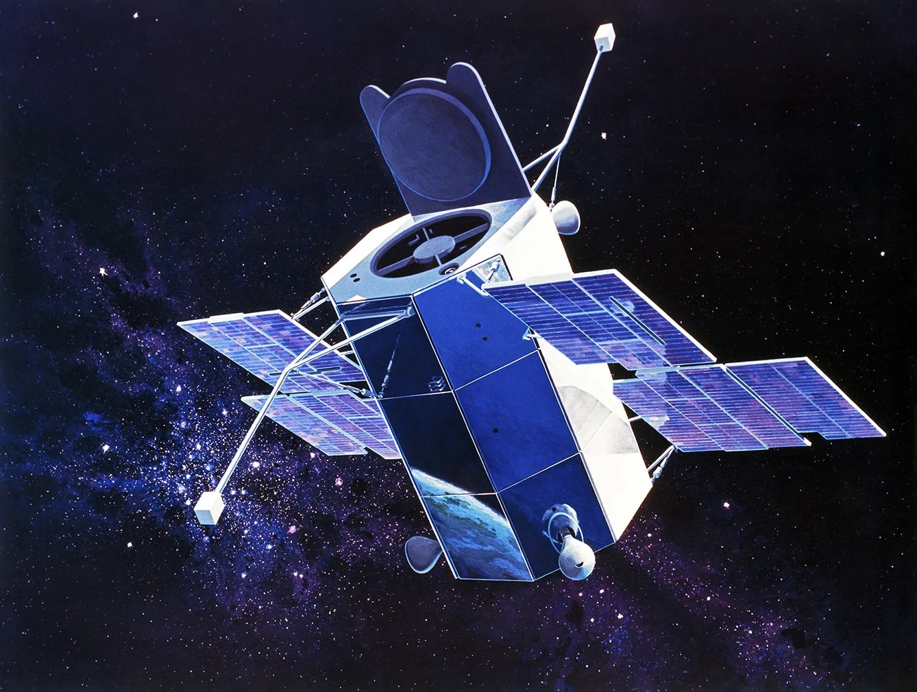 Illustration of oao satellite