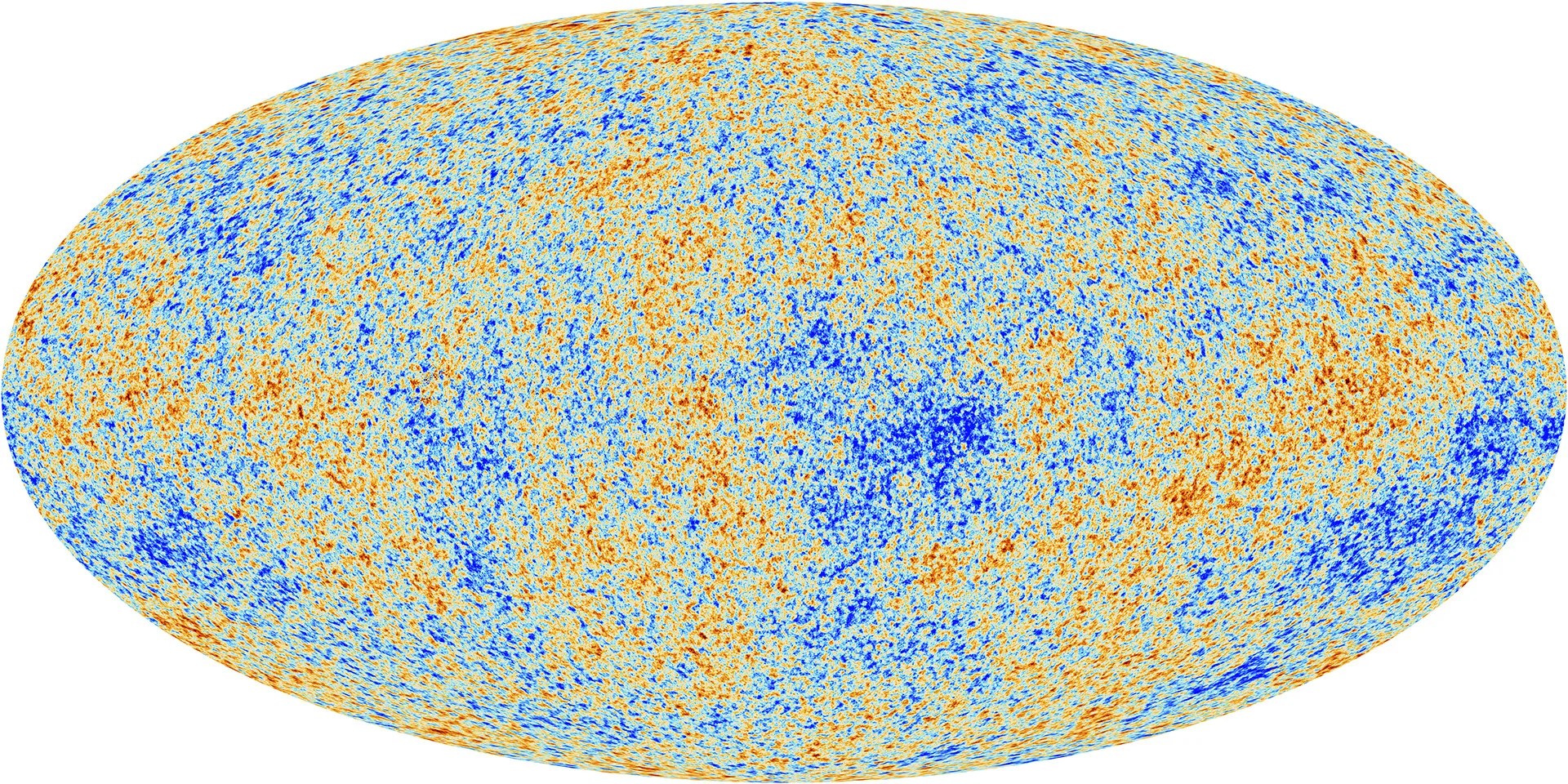 The anisotropies of the Cosmic microwave background (CMB) as observed by Planck Satellite. Credits: ESA and the Planck Collaboration