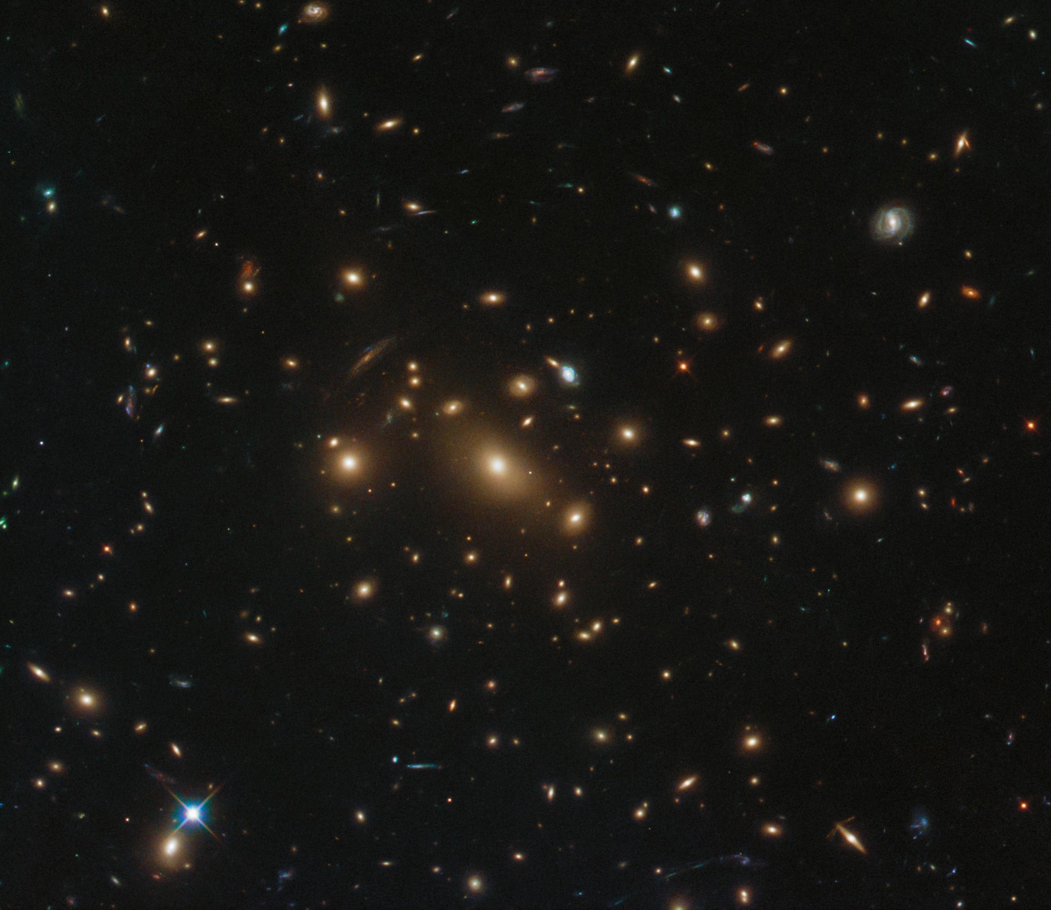 Field of stars and galaxies