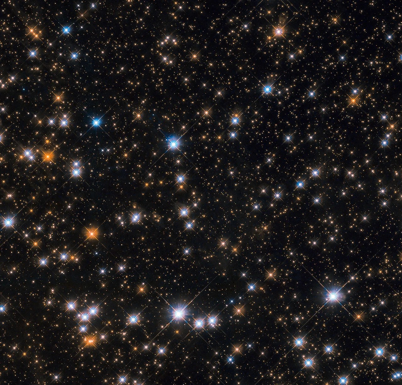 Hubble image of messier 11