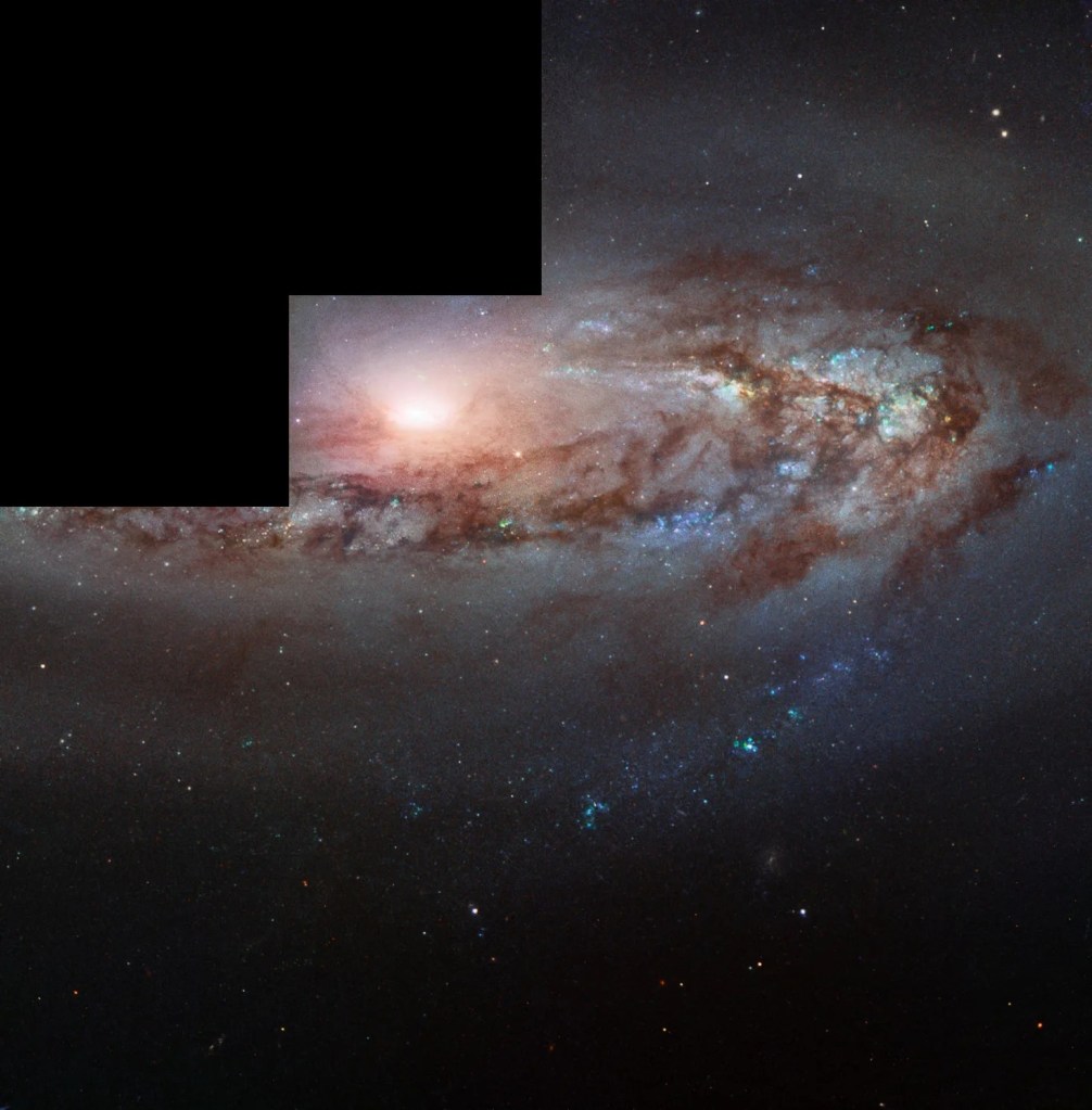 
			Hubble Spies Curious Galaxy Moving a Little Closer - NASA Science			