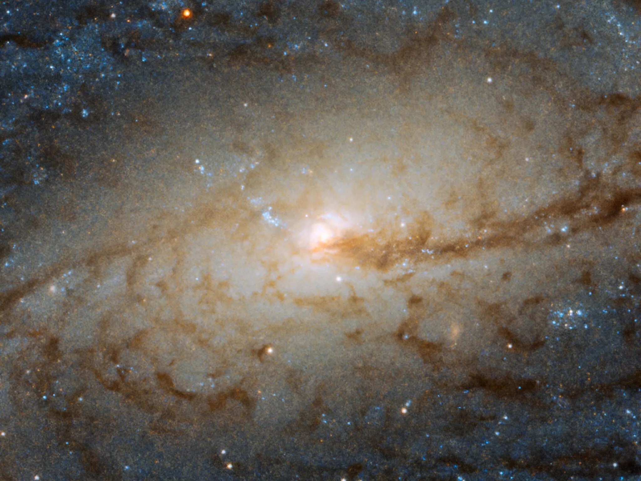 Hubble image of spiral galaxy ngc 3887