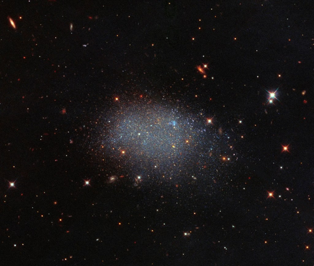 
			Hubble Sees Stellar Glitter in a Cosmic Void - NASA Science			