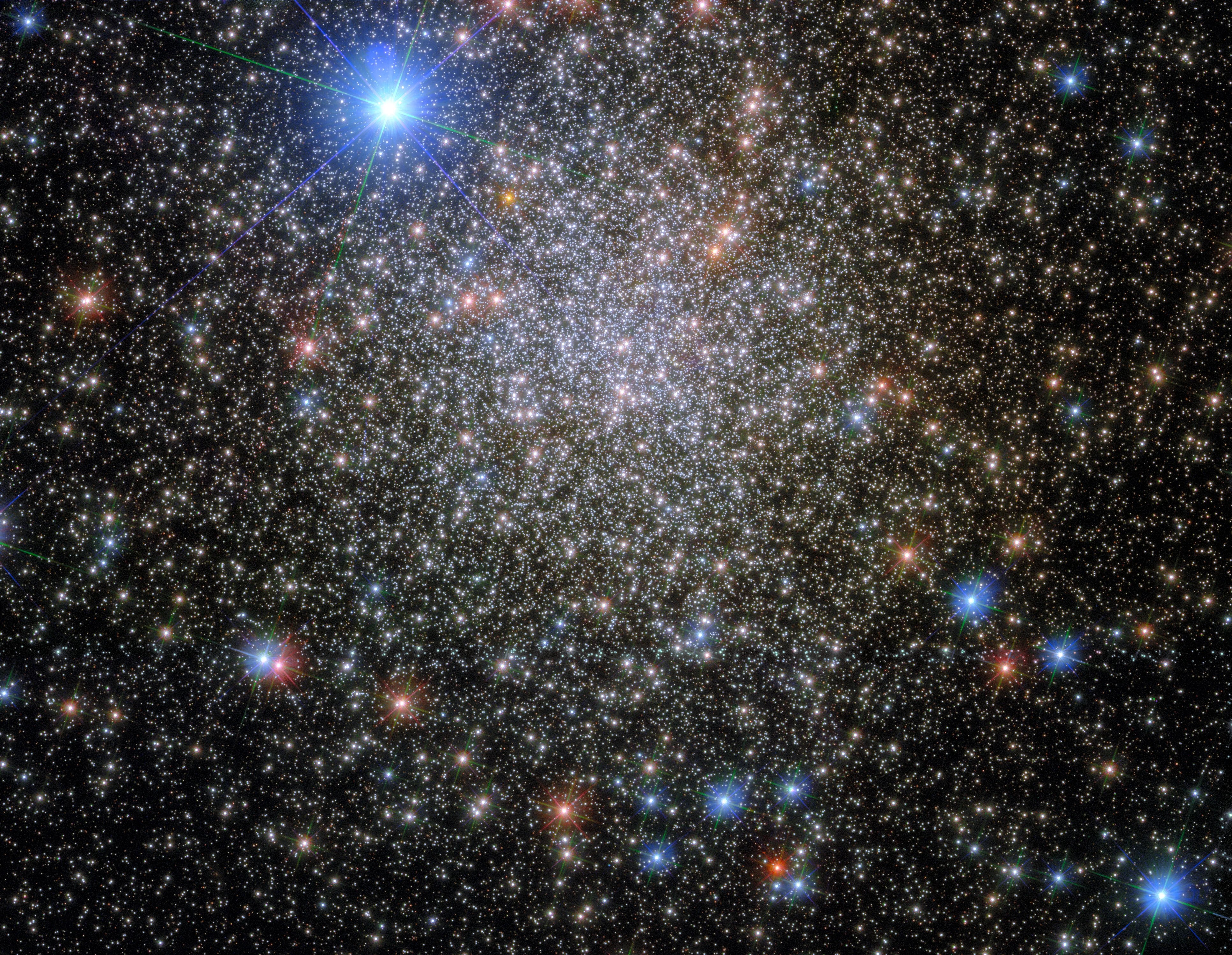 This image shows the globular cluster ngc 6380, which lies around 35,000 light-years from earth, in the constellation scorpio (the scorpion).