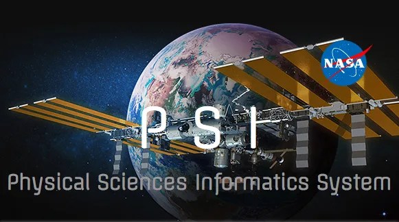 Graphic of the Earth superimposed with the label PSI.