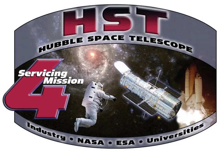 Hubble Servicing Mission 4 mission patch.