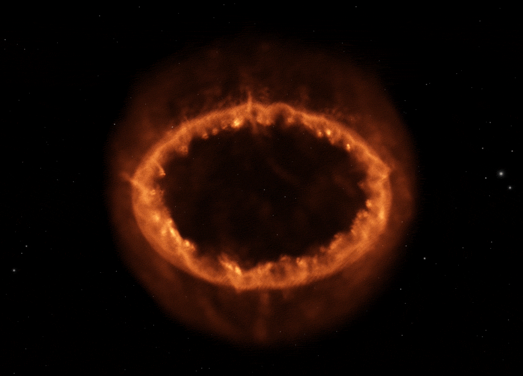 computer model of SN1987A