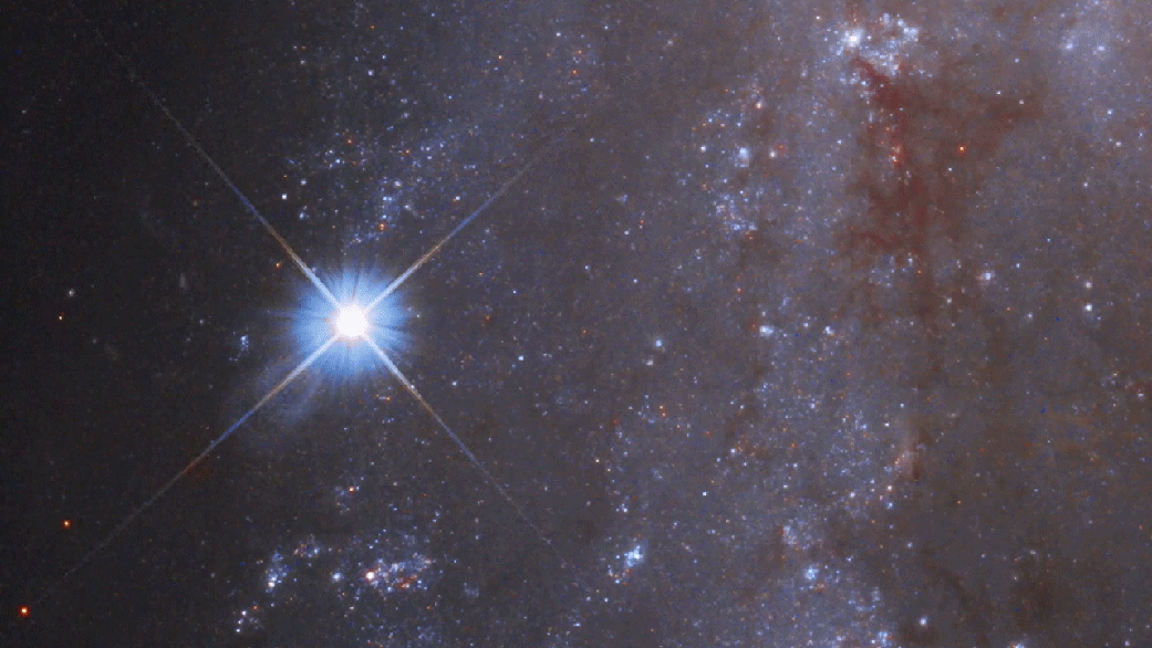 Blue-hued supernova sn 2018gv fades from view at the edge of the spiral arms of galaxy ngc 2525