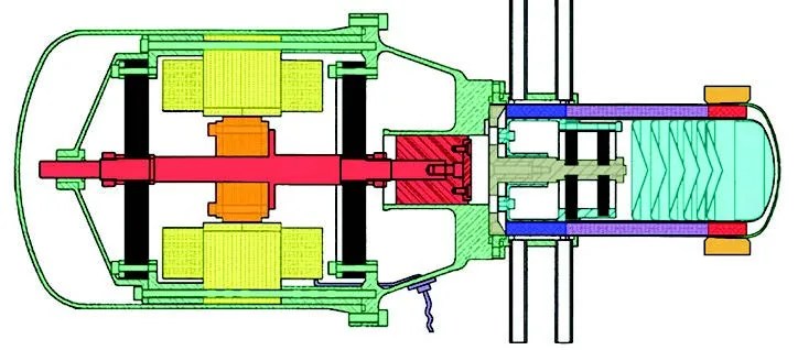 Illustrated cross-section of technology demonstration convertors