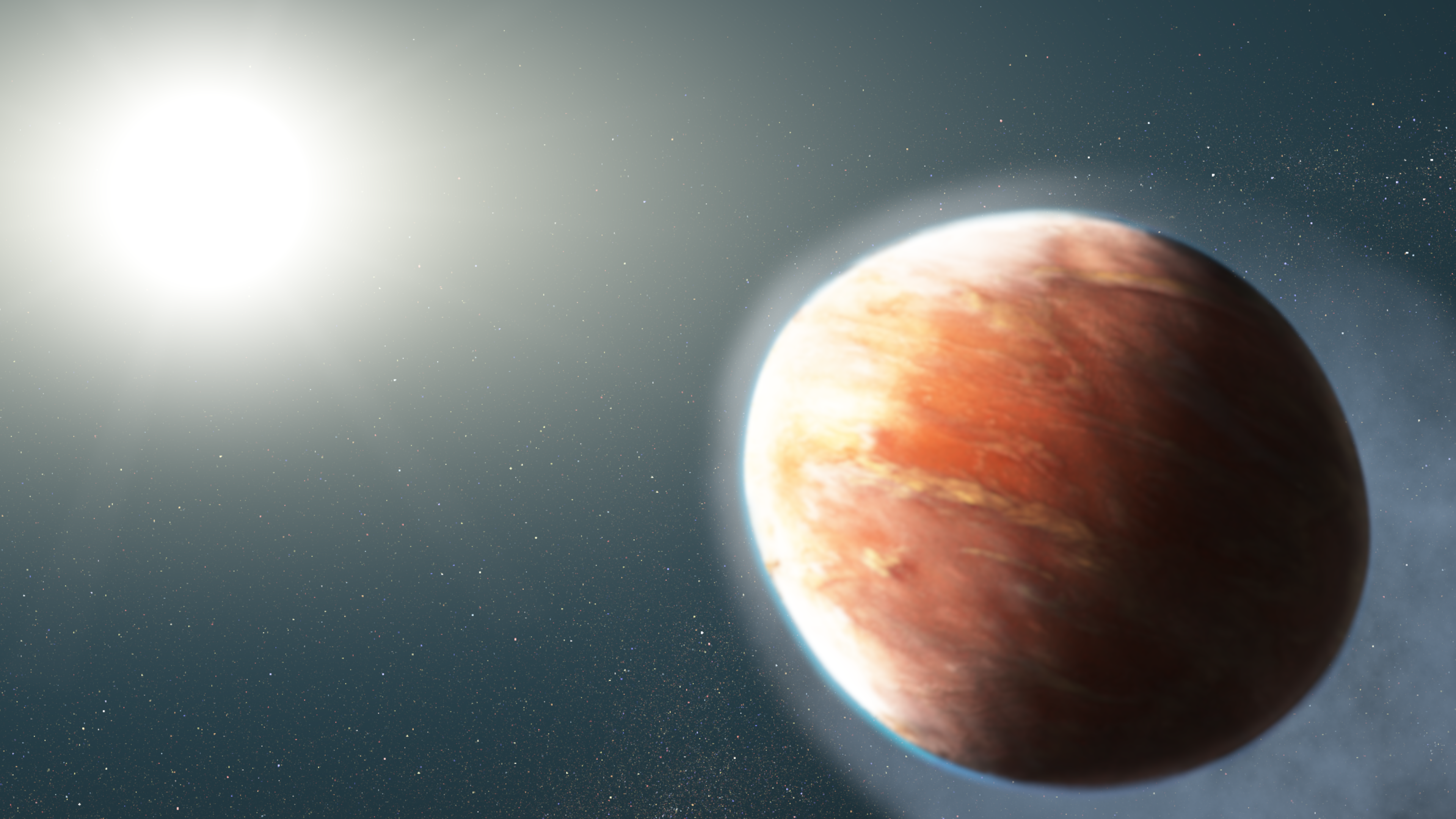 illustration of WASP-121b exoplanet