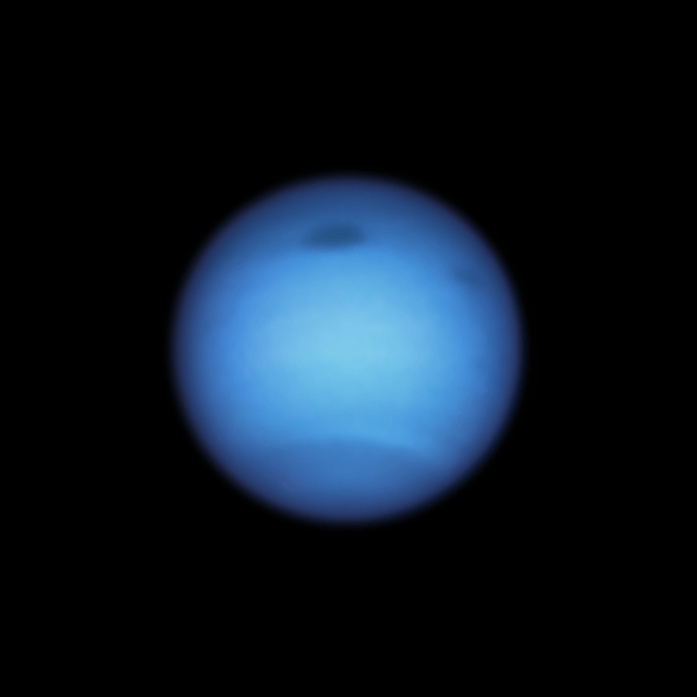 
			Dark Storm on Neptune Reverses Direction, Possibly Shedding a Fragment - NASA Science			