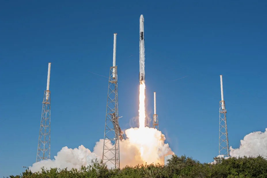 Photo of CIRiS taking off on a rocket in Cape Canaveral