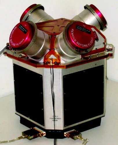 Photograph of thruster equipment