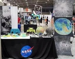 NASA Goddard's Moon table/booth