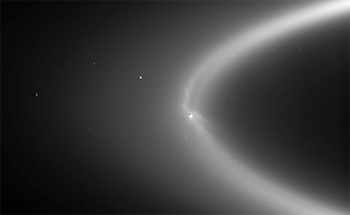 Plume of Enceladus Supplies Saturn E-ring