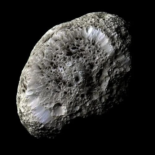 Details of Hyperion’s Surface