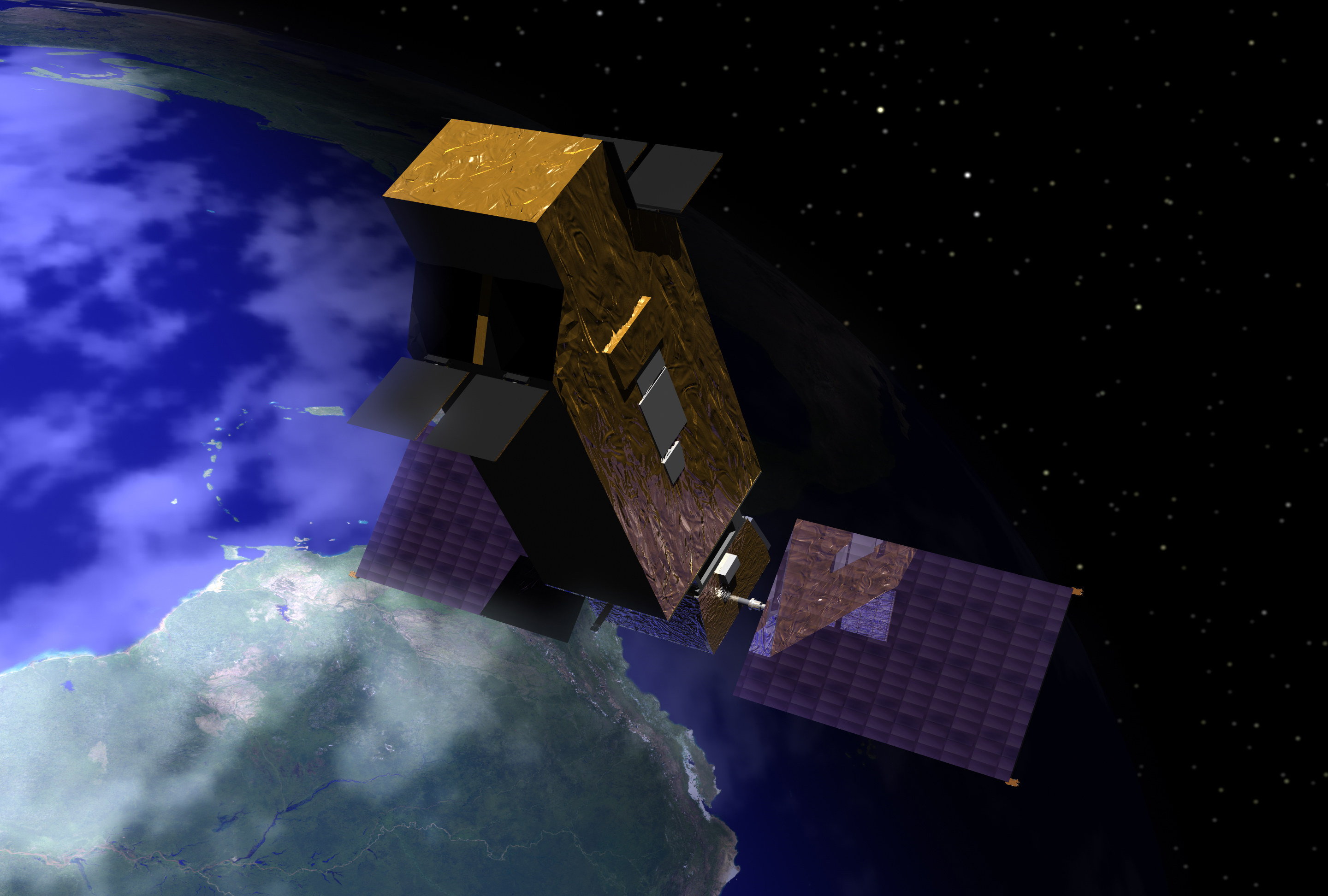 Image of FUSE in orbit.