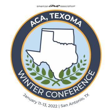 Logo for the American Camp Association Texoma 2022 conference.