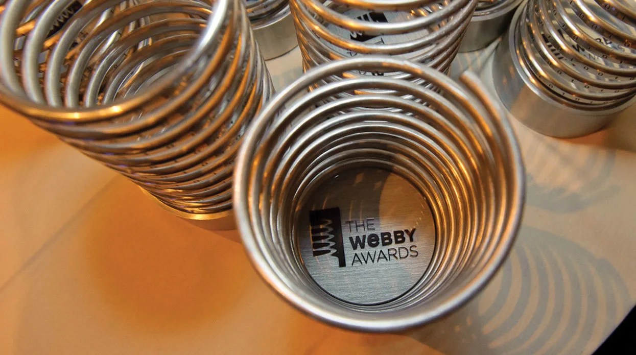 Webby Award Trophies