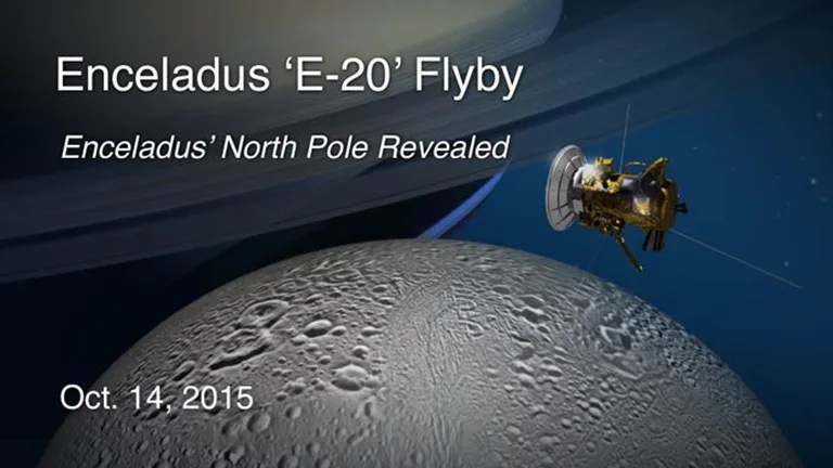 During this flyby, Cassini will image the north polar regions of Enceladus -- something not possible in the first years of the mission, when the moon's north was in darkness.