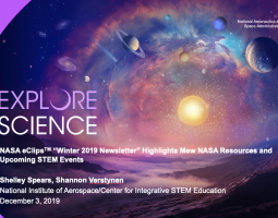NASA eClips Winter 2019 Newsletter Highlights New NASA Resources and Upcoming STEM Events