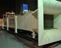 This image shows the Mars Wind Tunnel (MARSWIT) located in the Planetary Aeolian Laboratory.