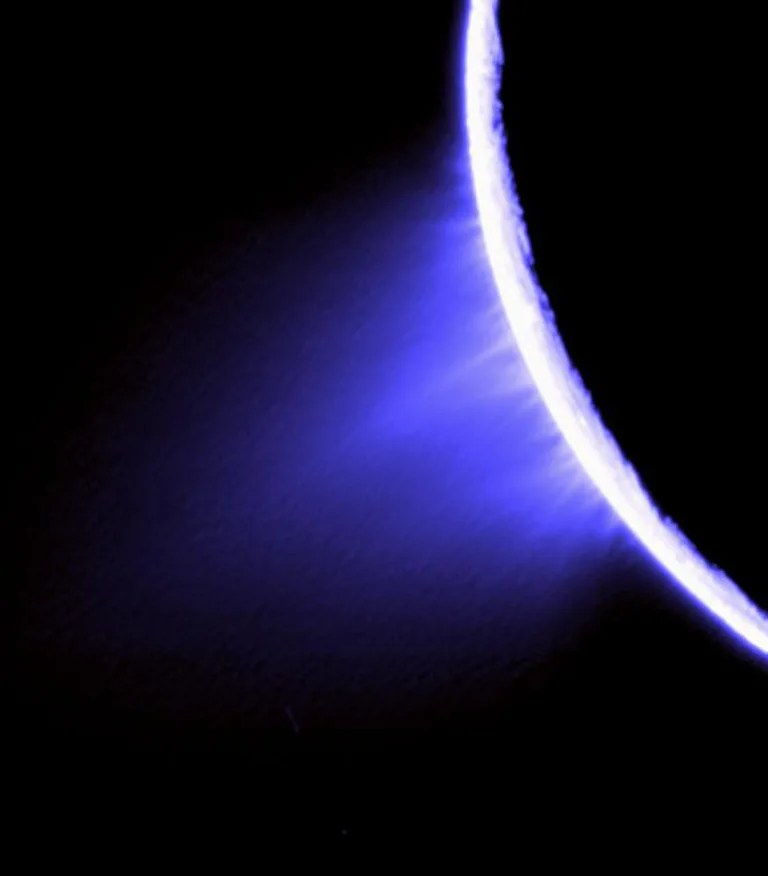 Cassini imaging scientists used views like this one to help them identify the source locations for individual jets spurting ice particles, water vapor and trace organic compounds from the surface of Saturn's moon Enceladus.