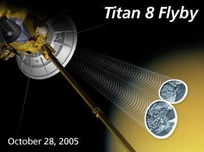 Illustration of spacecraft at Titan.