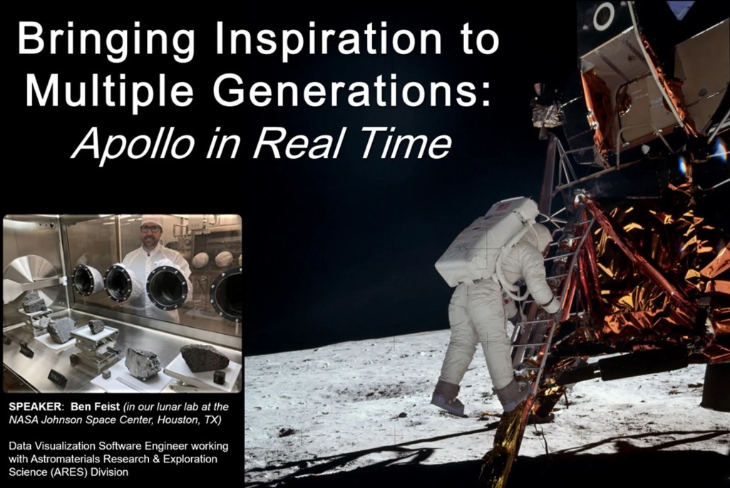 
			ARES SME Shares Work Aiming to Bring Inspiration to Multiple Generations through Apollo in Real Time Website - NASA Science			