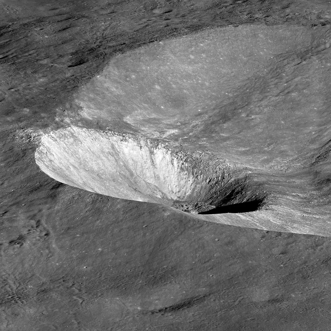crater within a crater