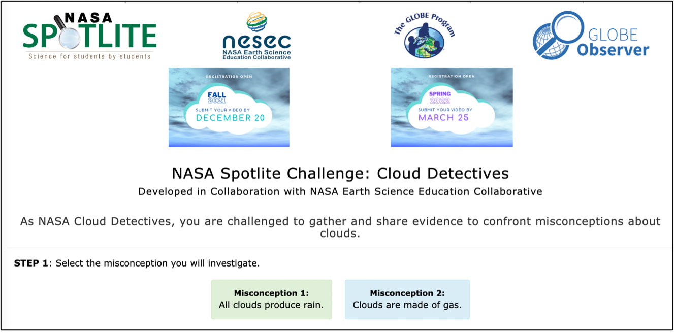 Registration Now Open For A New NASA Spotlite Challenge: Cloud ...