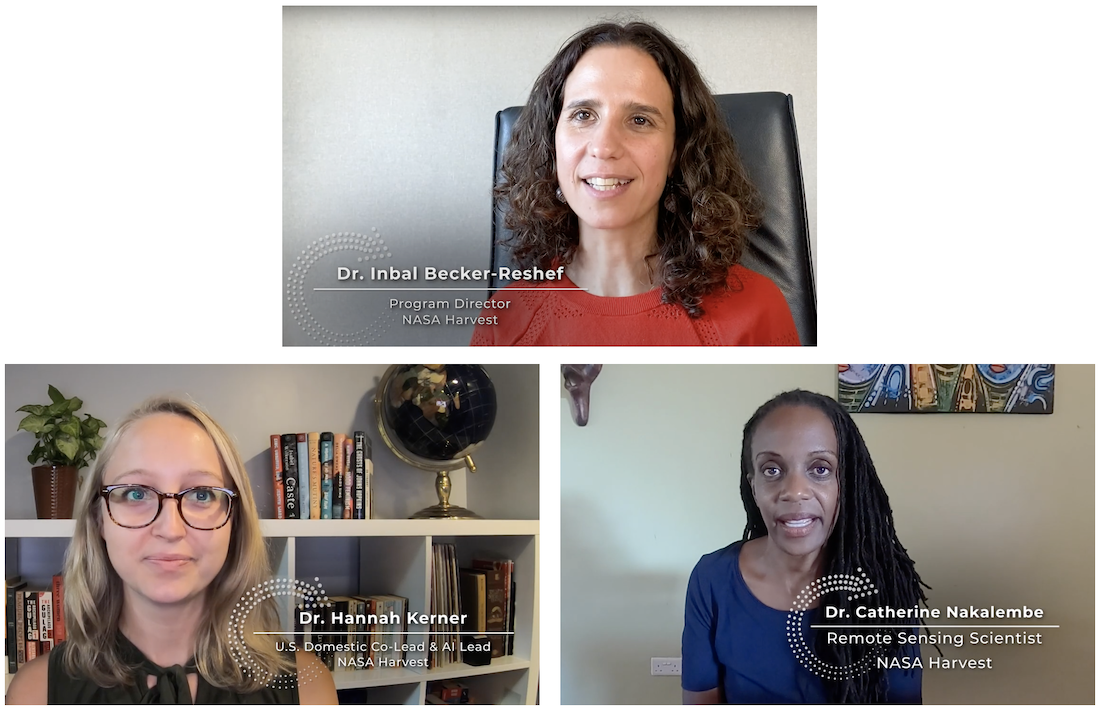 Dr. Inbal Becker-Reshef, Dr. Hannah Kerner, and Dr. Catherine Nakalembe are featured in 3 new NASA eClips Ask SME: Close-up with a NASA Subject Matter Expert video resources.
