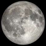 An image of the full moon