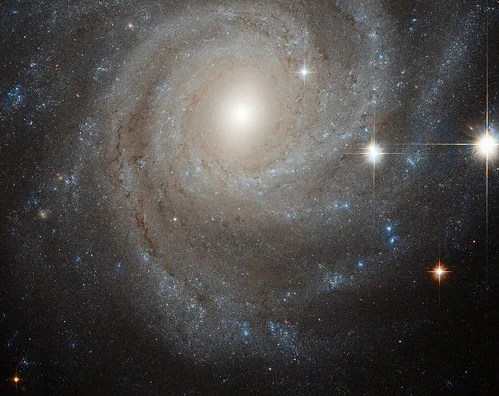Spiral Galaxy NGC 3344 as seen by Hubble