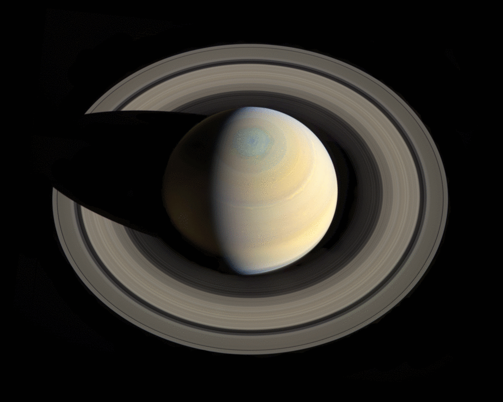 土星衰落周围的内环