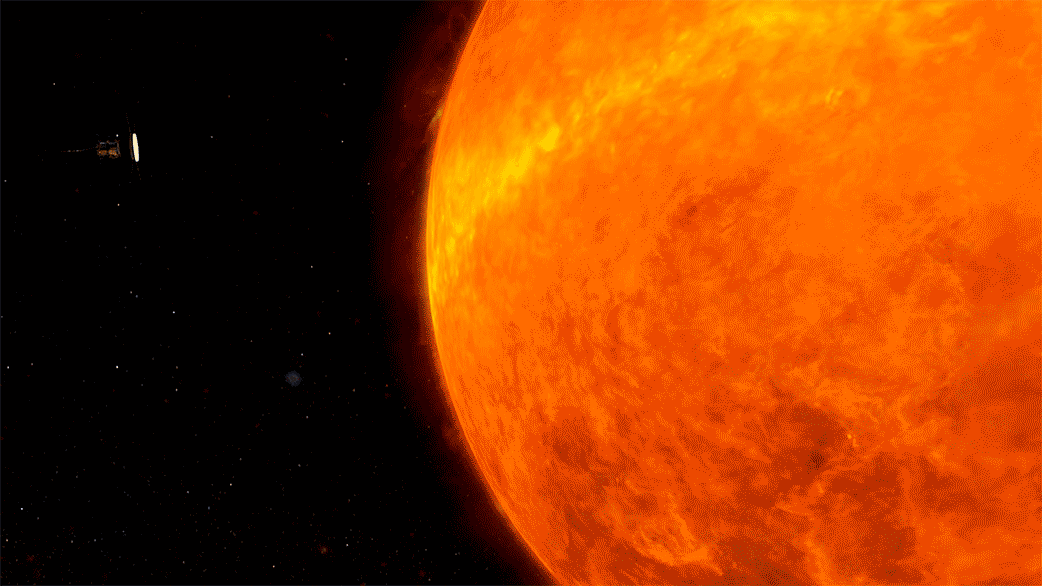 orbiting sun animation